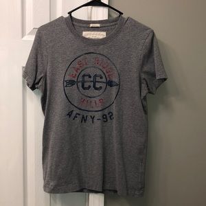 A&f Grey graphic tee